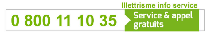 Illettrisme info service : 0 800 11 10 35